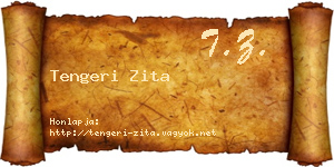 Tengeri Zita névjegykártya